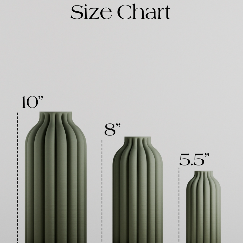 Fluted Column Vase